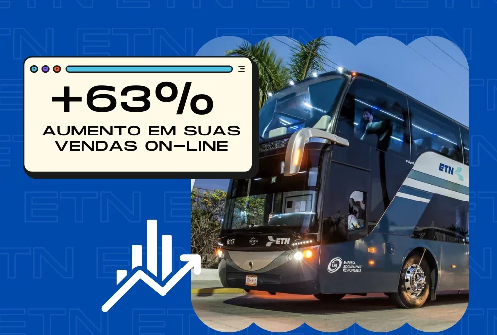 A ETN Turistar aumentou as suas vendas online em +63%… em apenas 3 meses!