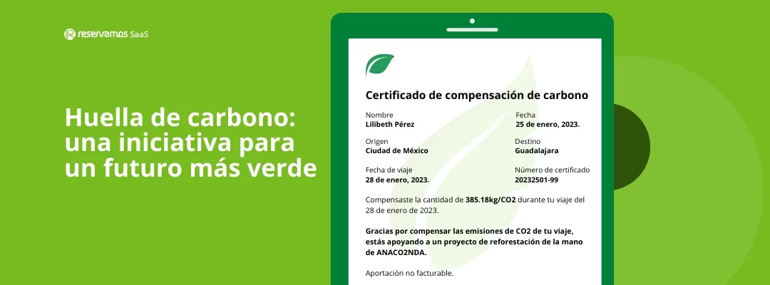 Un eCommerce que permite a tus viajeros compensar la huella de carbono