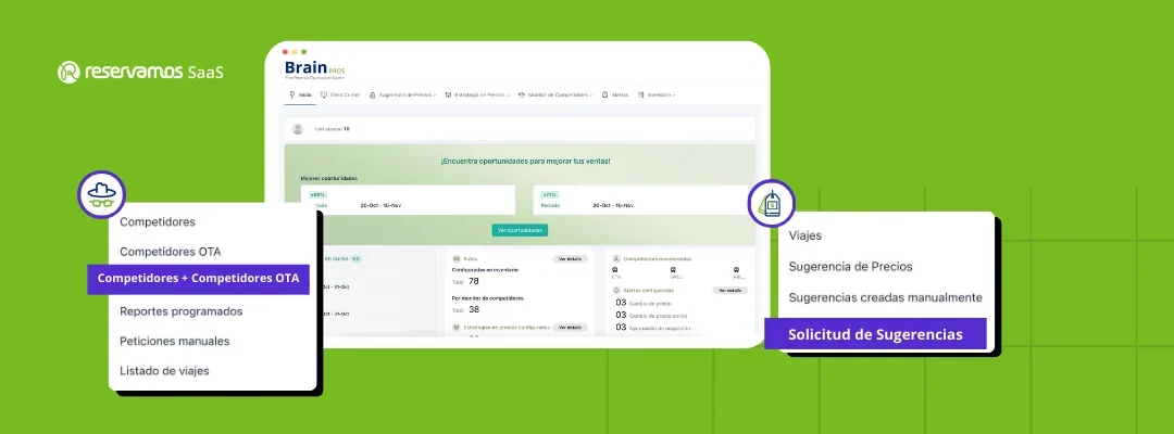 Nuevas funcionalidades del Sistema de Revenue Management: Sugerencia de Precios Manual y Descarga Unificada de Competidores y OTAs