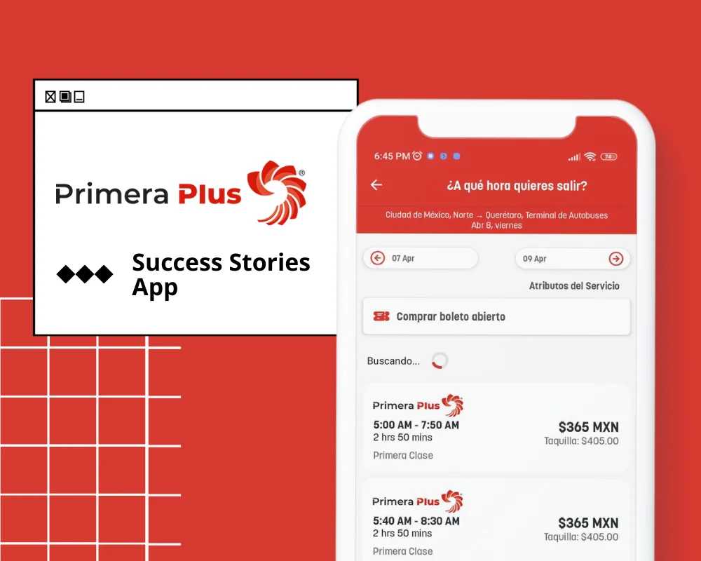 Primera Plus bus line achieves a 52% conversion rate through its app